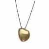 Irregular Brushed Pendant Necklace Simple Fashion Frosted Geometric