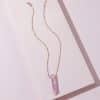 European And American Fashion Jewelry Amethyst Amethyst Stone Copper Chain