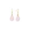 Cut Long Water Drop Earrings