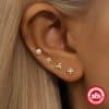 Zircon Versatile Fashion Earring Set Geometric