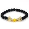 Jewelry Fashion Simple Volcanic Stone White Turquoise