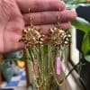 Sun Crystal Stone Earrings Jewelry
