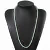 Strict Selection Wholesale Natural A- Level Jade Jade Bead Sweater Chain Women's White Green Round Beads Necklace For Mother Beauty Jade Bead