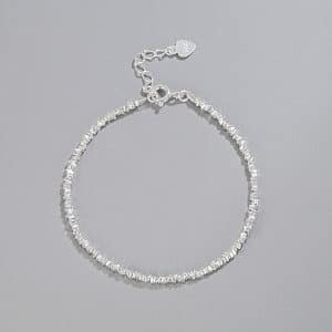 Ins Special-interest Design S925 Sterling Silver Broken Silver Bracelet For Women