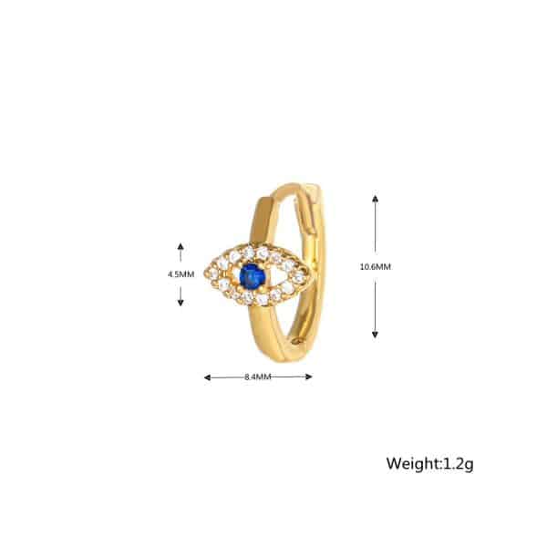 Molan Zirconia Stud Earrings Set