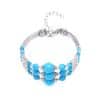 Tibetan Accessories Colorful Beads Wide Bangle Turquoise Bracelet