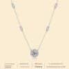 925 Silver Dot Starlight Pendant Fashion Clavicle Chain Does Not Fade