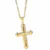 Cross Copper-plated Gold Men's And Women's Fashion Design 14k Long Necklace