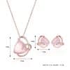 Two-piece Fashion Necklace And Earrings Bridal Banquet Jewelry Set