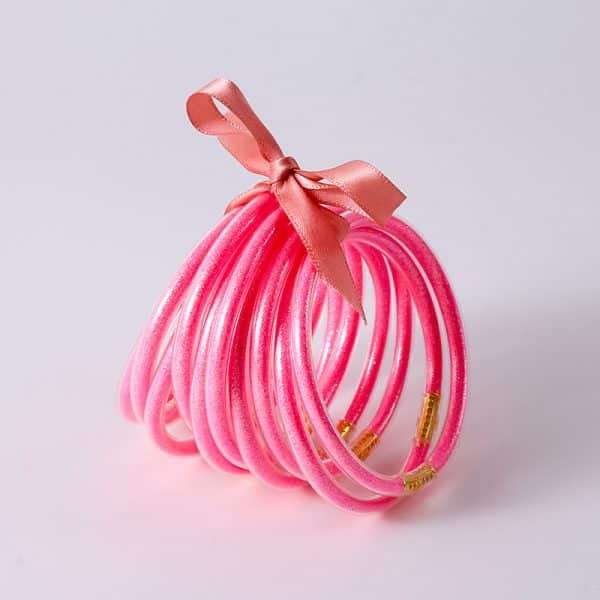 Colorful Silicon Ribbon Bow Bracelet