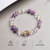 Amethyst Lucky Beads Bracelet For Women