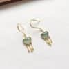 Water Drop Love Tassel Socialite Exquisite Petite Earrings