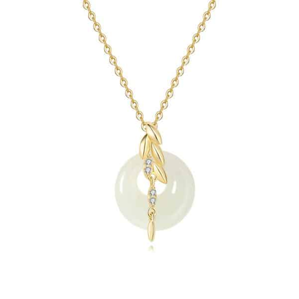 Chinese Style Wheat Necklace Panicle Safe Clavicle Chain