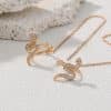 Cross Border Jewelry Wholesale Niche Design Earrings Female Fashion Europe And America Snake Shaped Copper Micro Set Zircon Long Tassel Ear Line