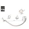 Triangle Retro Multi-pair Earrings Combo Card Set