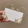 S925 Silver Needle Butterfly Micro-set Zircon Earrings