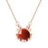 Women's Zodiac Dragon Necklace Red Rope Bracelet
