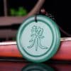 Brazil Green Aventurine Yulin Pendant Male And Female Jade Pendants