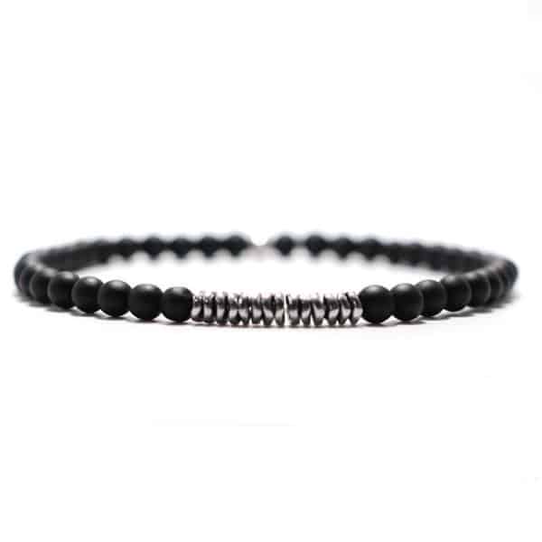 Silver Natural Stone Bracelet