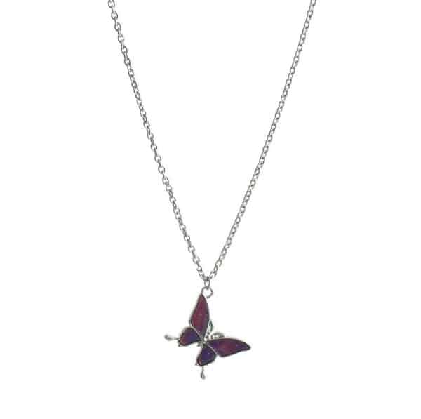 Women's Retro Color-changing Butterfly Necklace
