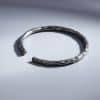 Vintage Distressed Cylindrical Simple Opening Bracelet