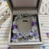 Shining Diamond Purple Dreamcatcher Bracelet