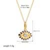 Colorful Crystals Pendant Necklace Clavicle Chain