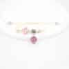Glass Dried Flower Bracelet Real Flower Lace Flower