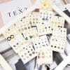 Simple Style New Pearl Round Word Earrings Set