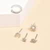 Alloy Five-pointed Star Moon Women's Earring Set