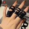 Agate Ring Natural Brazil Handheld Flexible Ring Jade