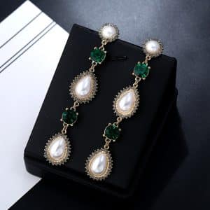 Jewelry Drop-shaped Pendant Stud Earrings