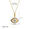 Colorful Crystals Pendant Necklace Clavicle Chain