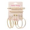 Pearl Headdress Necklace Love Tassel Earrings Set Creative Retro Simple