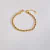 Stainless Steel 5-piece Set Simple Bracelet Does Not Fade