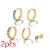 Stacked Earrings Set With Combo Set Ear Clips