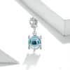 Yinziyun Original Oil Drop Blue Starfish Pearl Pendant