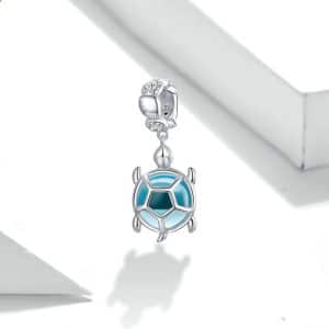 Yinziyun Original Oil Drop Blue Starfish Pearl Pendant