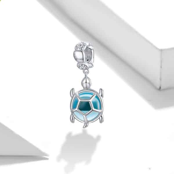 Yinziyun Original Oil Drop Blue Starfish Pearl Pendant