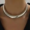 Exaggerated Personalized Geometric Wave Design Collar High-grade Versatile Necklace