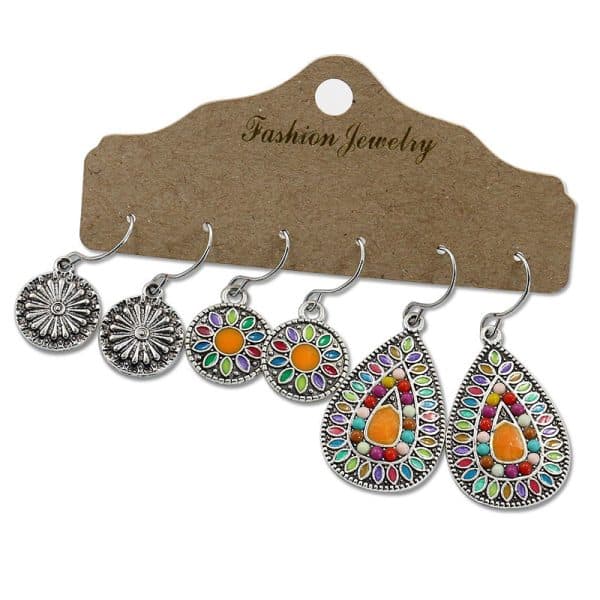 Women's Creative Boho Oil Drop Earrings