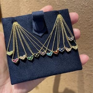 January-December Love Birthstones Necklace Niche