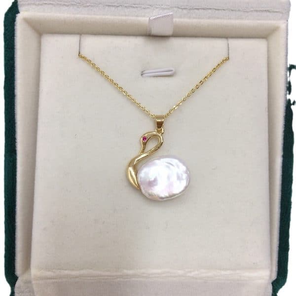 Freshwater Pearl Baroque Special-shaped Beads Swan Pearl Necklace