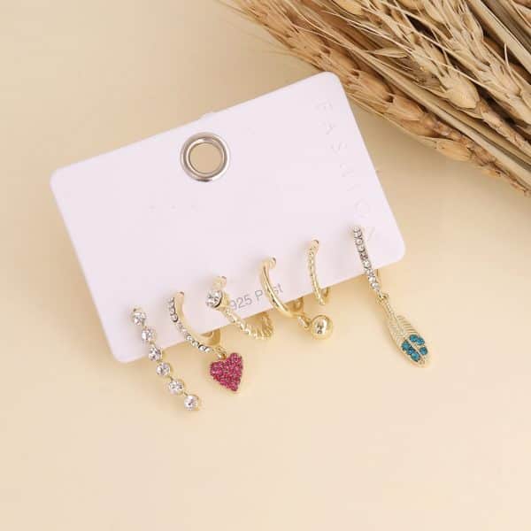 Women's Bohemian Full Diamond Earrings Set