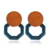 Woven Simple Personality Rattan Drop Earrings