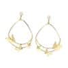Double Drop-shaped Multiple Butterfly Earrings