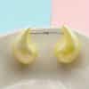 Acrylic Earrings Water Drop Nacrolacquer