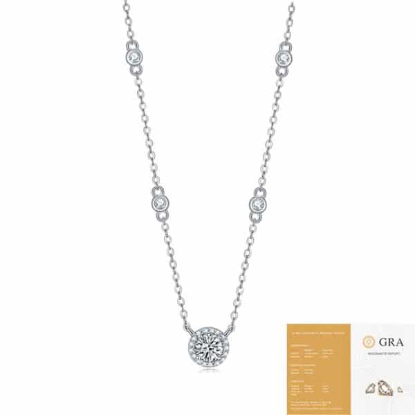 925 Silver Dot Starlight Pendant Fashion Clavicle Chain Does Not Fade