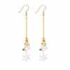 Christmas Creative New Long Oil Drop Earrings Simple