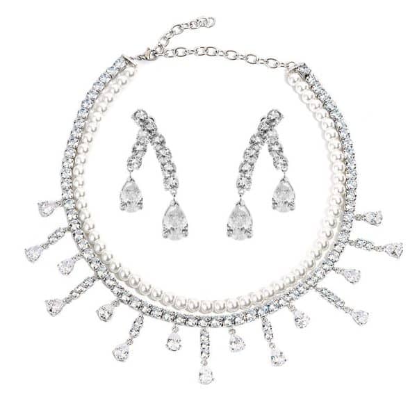 Zircon Water Drop Earrings With Super Sparkling Atmosphere